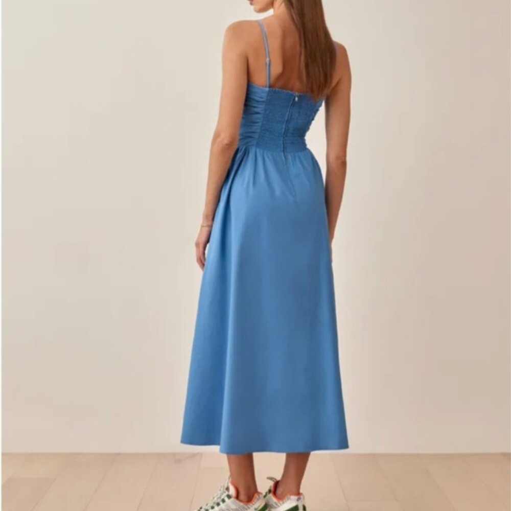 Reformation Lissa Dress - Azure Blue - Picture 4 of 8